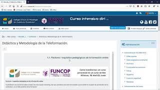 INICIACIÓN USO PLATAFORMA FORMACIÓN VIRTUAL - COLEGIO OFICIAL DE PSICOLOGÍA DE ANDALUCÍA OCCIDENTAL