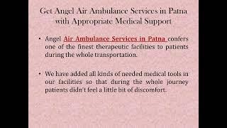 Angel Air Ambulance Services in Chennai with an Experienced Supportive Medical Unit