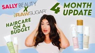 RAW SUGAR LIVING x SALLY BEAUTY 4 MONTH HAIR UPDATE!!!