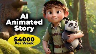 Make UNLIMITED Kids Animated Story Videos with AI | Make Money online With AI 2024