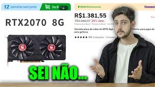 CHEGOU A RTX 2070 POR 1.300 REAIS NO ALIEXPRESS BRASIL, ANÁLISE PRÉ COMPRA