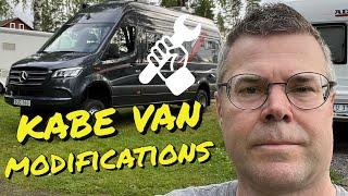 Kabe Van modifications