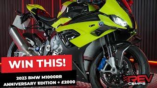 WIN THIS 2023 BMW M1000RR ANNIVERSARY EDITION + £2000