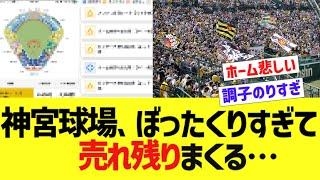 神宮球場「阪神さん、外野席8600円からや！」→結果…