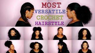 Most Versatile Crochet Hairstyle|100% Natural Looking Crochet Hairstyle|Macamy