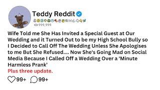 Wife Told me She Has Invited a Special Guest at Our Wedding and it Turned Out to be my High School..