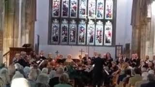 Rehearsal and performance of Zadok the priest at The Suffolk Villages Festival.