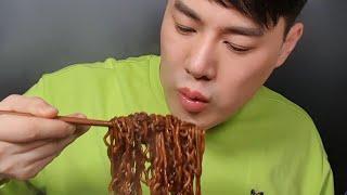 짜장면 먹방 asmr(삼양 국민짜장, black bean sauce noodles, Korean Mukbang,韓国食房,Masakan Korea, JMT, 자장면)