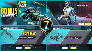 A7 Royal Pass Free Max Out | Free Upgraded Bizon Skin | New Vehicle Skin | Bonus Rewards ? PUBGM