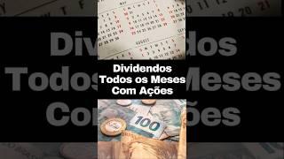 Carteira de Ações Para Receber Dividendos Todos os Meses  #investimento #ações #dividendos