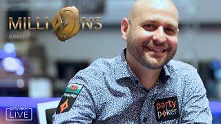 Top 5 Hands From MILLIONS Europe 2019 Main Event | Live Poker | partypoker