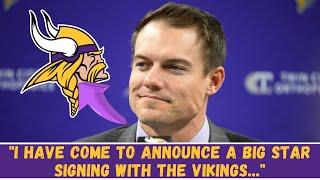 BOMB! VIKINGS MAKE A ROSTER CHANGE! NEW SIGNING! NOW CONFIRMED! VIKINGS NEWS