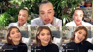 Kylie Jenner and Stassie Q&A Instagram Live