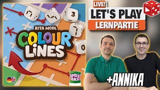 Colour Lines von Rita Model - Live Let's Play mit Annika, Carl & Ben