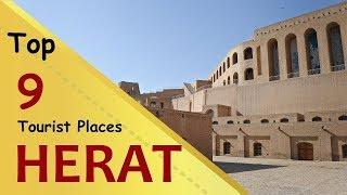 "HERAT" Top 9 Tourist Places | Herat Tourism | AFGHANISTAN