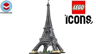 LEGO Icons 10307 Eiffel Tower - Tallest LEGO Set ever - LEGO Speed Build Review