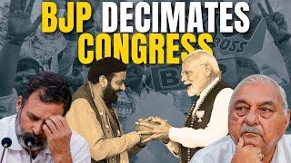 "Triple Engine Sarkar"| BJP Sweeps Haryana Civic Polls, Congress Decimated| Hooda's Bastion Breached