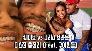 크리스 브라운 vs 퀘이보 디스전 총정리  (Feat. 오프셋, 테이크오프, 커루치, Saweetie, 프랭크오션)