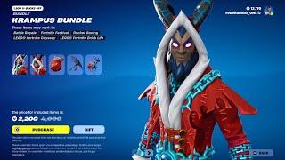 KRAMPUS BUNDLE RETURNS ! December 23rd ,2024 Fortnite ItemShop | Chapter 6 Season 1: 鬼 HUNTERS