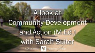 A look at Community Development Action (M.Ed.) with Sarah Suiter