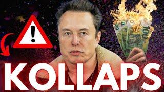 MUSK WARNT vor $ MEGA PLEITE!! „Schneller Bankrott“