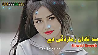 Sah nadan Zamazadagi Pashto New Songs | SlowedReverb | 2024 | @SanaTypist