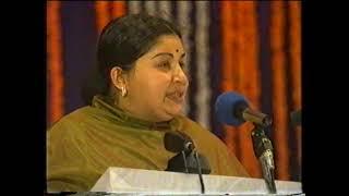 A P Nandi Awards, Nellore, 1992, Ms Jayalalitha' Speech