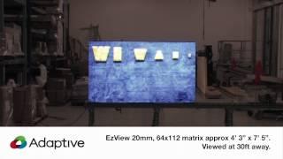 EzView 20mm Full Color LED display - Adaptive