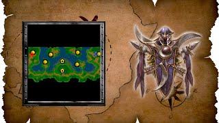 WarCraft III Reforged. Booty Bay. Easy AI 50%. NE vs. Undead