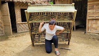 How to make cupboards and bowls from natural bamboo living in the forest - Lý Lưu Linh