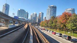 Vancouver SKYTRAIN END-TO-END RIDE: EXPO LINE WESTBOUND Early Afternoon, Fall 2019