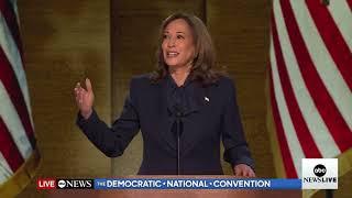 Kamala Harris accepts presidential nomination