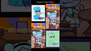 Sky🩵 Super Cuteness Avatarworld Version credit: @VBlueWolfy429 #sprunki #sky #cuteness #cute