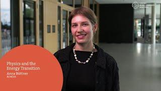 Lindau Alumna Anna Büttner: Physics and the Energy Transition