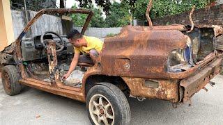 Restoration BMW convertible car | Restoring Old car up BMW Roadster #BMWVR 1