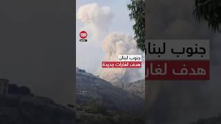 دخان كثيف يتصاعد بعد غارات إسرائيلية في جنوب لبنان