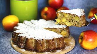 HEALTHY apple cake Charlotte! Low-calorie healthy recipe without sugar! Subtitles