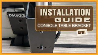 Installation Guide | Console Table Bracket for the Revel