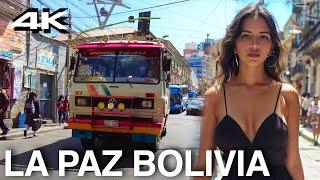 La Paz. Bolivia. 4K Walk