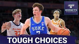 TOUGH CHOICE: Hornets Options Shrink at #4 | Tidjane Salaun GRINDS in Workout Clip