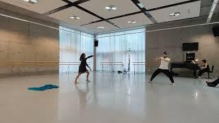 Dance  improvisation on Karen Tanaka's techno etude no3