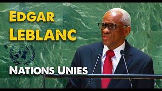 Edgar Leblanc, Président du Conseil Présidentiel d'Haiti, 79e session   Nations Unies (Complet)