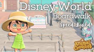 Disney World Boardwalk ACNH Speed Build | Animal Crossing New Horizons