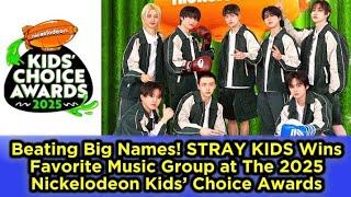 Beating Big Names! STRAY KIDS Wins Favorite Music Group at the 2025 Nickelodeon Kids’ Choice Awards