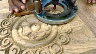 Most beautiful wood carving skills and techniques.