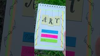 Aesthetic Front Page Design Idea | #art #aesthetic #beautiful #satisfying #shorts