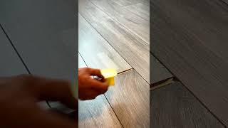 How to fix laminate flooring gaps . #diy #lifehacks  #tips #shortswithcamilla #trendingwithshorts