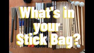 What’s in your Stick Bag? Tips for edrummers, acoustic players and Worship drummers