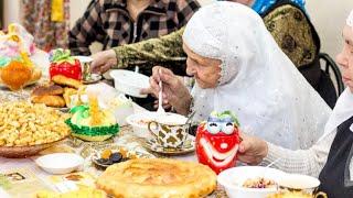 Grandma Sania teaches katlama and kyekcha cooking. An old recipe of Tatar grandmothers  #татары