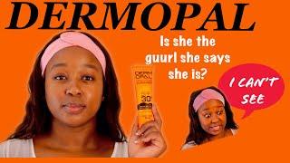 DERMOPAL SUNSCREEN REVIEW| IS IT REALLY ALL ITS HYPED UP TO BE? SOUTH AFRICAN YOUTUBER